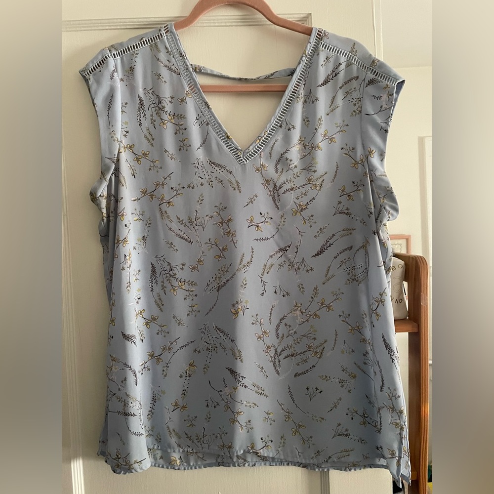 Pale Blue DR2 blouse